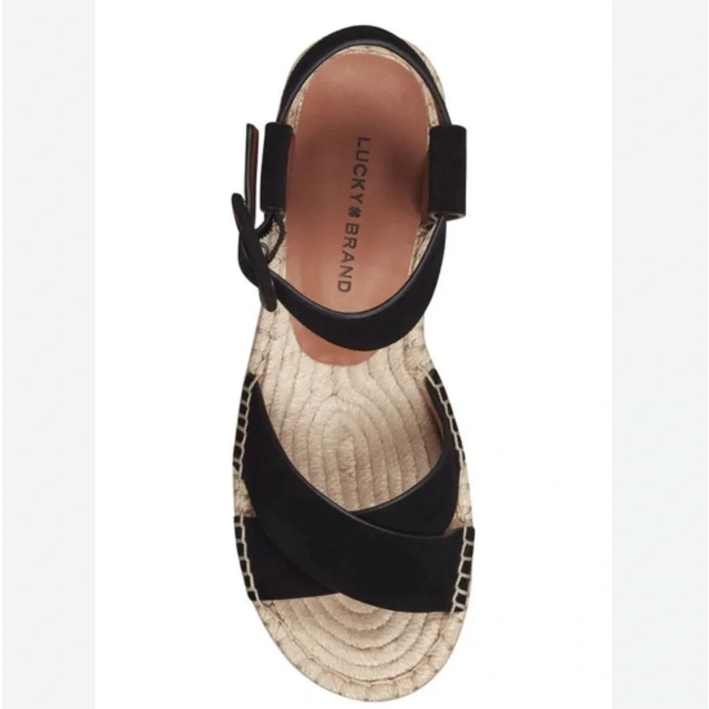 Lucky Brand Women's Audrinah Espadrille Wedge Sandal size 7